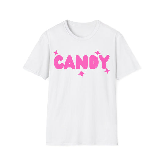 CANDY Signature Tee – Bubblegum Pop Edition | Y2K Cute Aesthetic Shirt