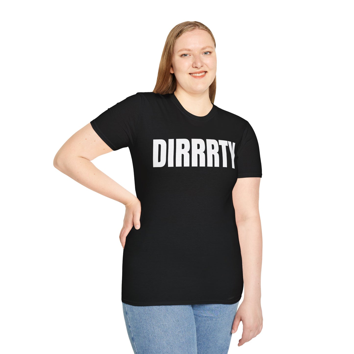 DIRRRTY Tee — Pop Diva Edition | Bold Y2K Graphic Shirt