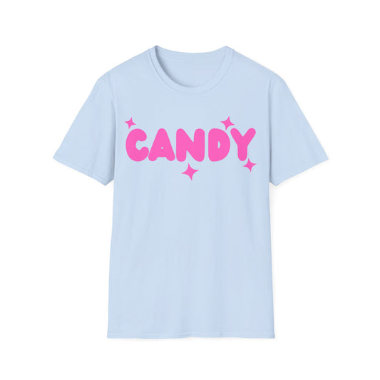 CANDY Signature Tee – Bubblegum Pop Edition | Y2K Cute Aesthetic Shirt
