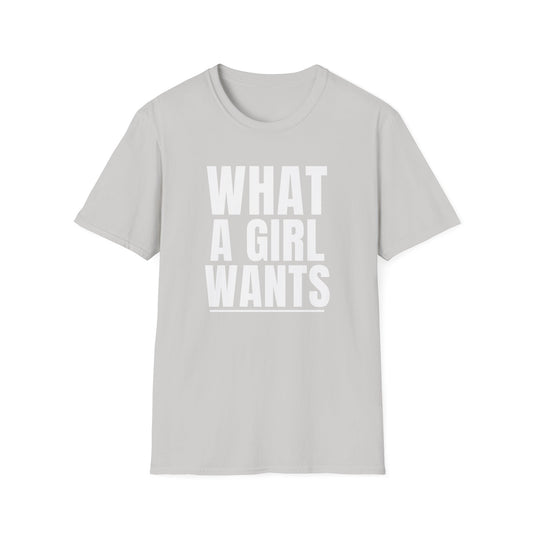 What A Girl Wants Tee – Pop Diva Edition | Bold Y2K Pop Princess Shirt
